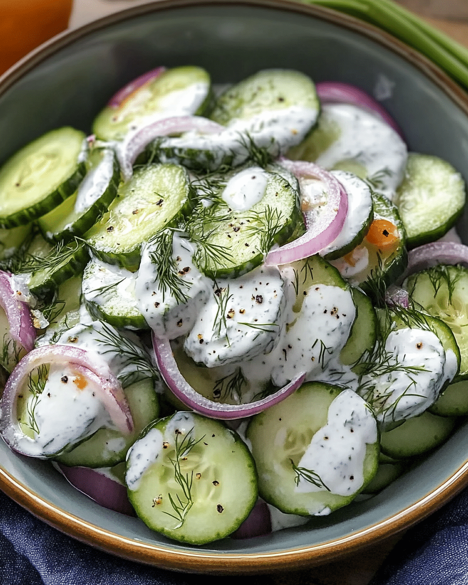 Creamy Cucumber Salad