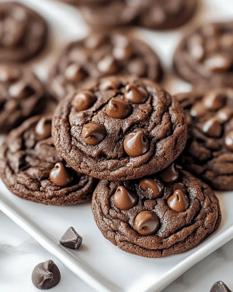 Double Chocolate Chip Cookies