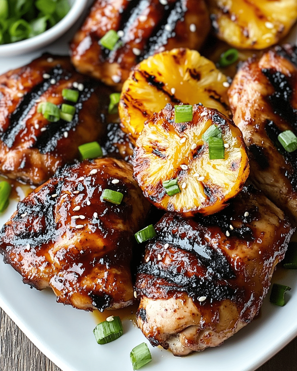 Grilled Hawaiian Huli Huli Chicken