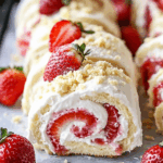 Strawberry Shortcake Cheesecake Rolls