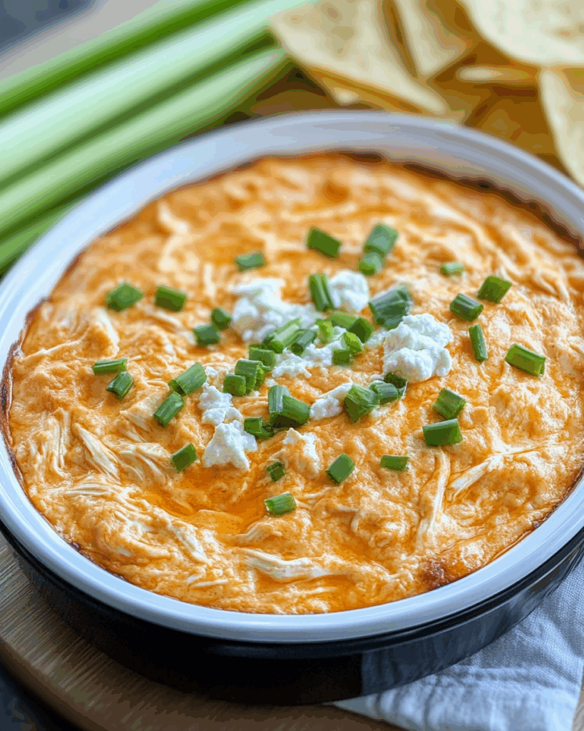 Buffalo Ranch Chicken Dip