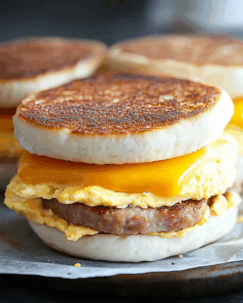 Freezer Breakfast Sandwiches