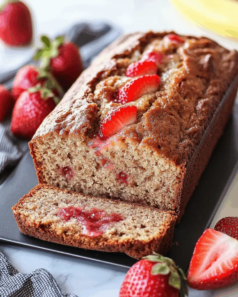 Strawberry Banana Bread