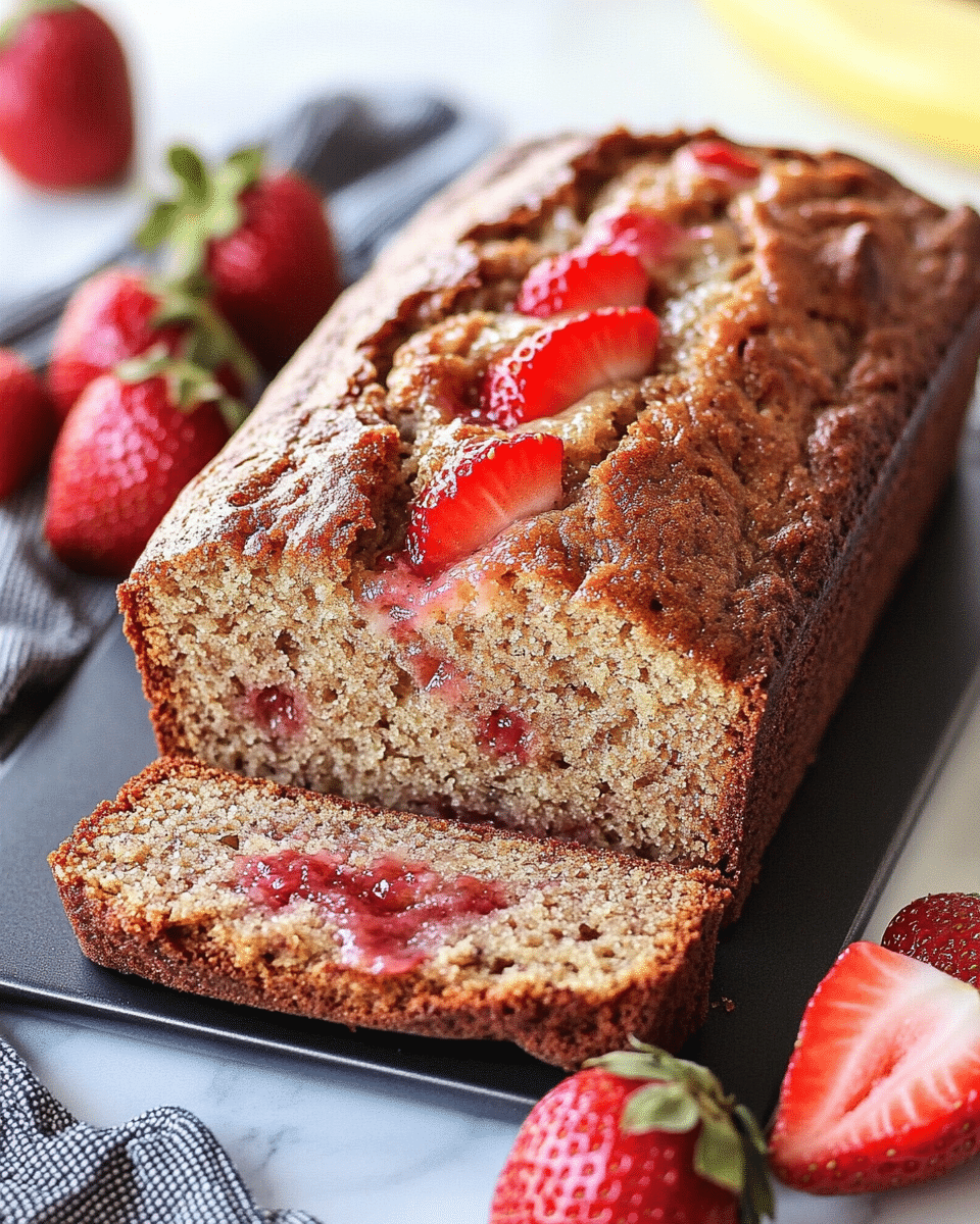 Strawberry Banana Bread