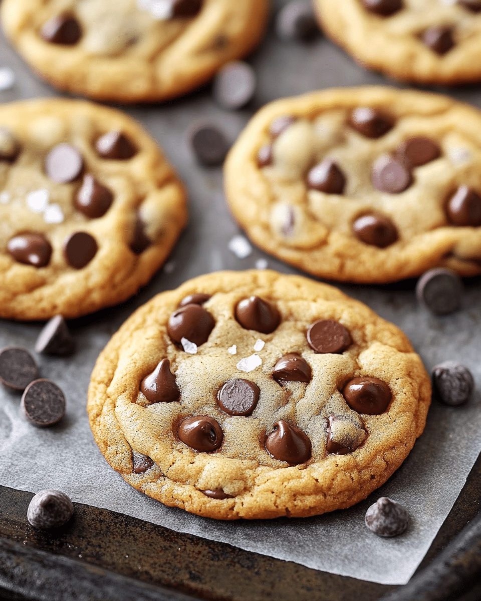Giant Chewy Chocolate Chip Cookies