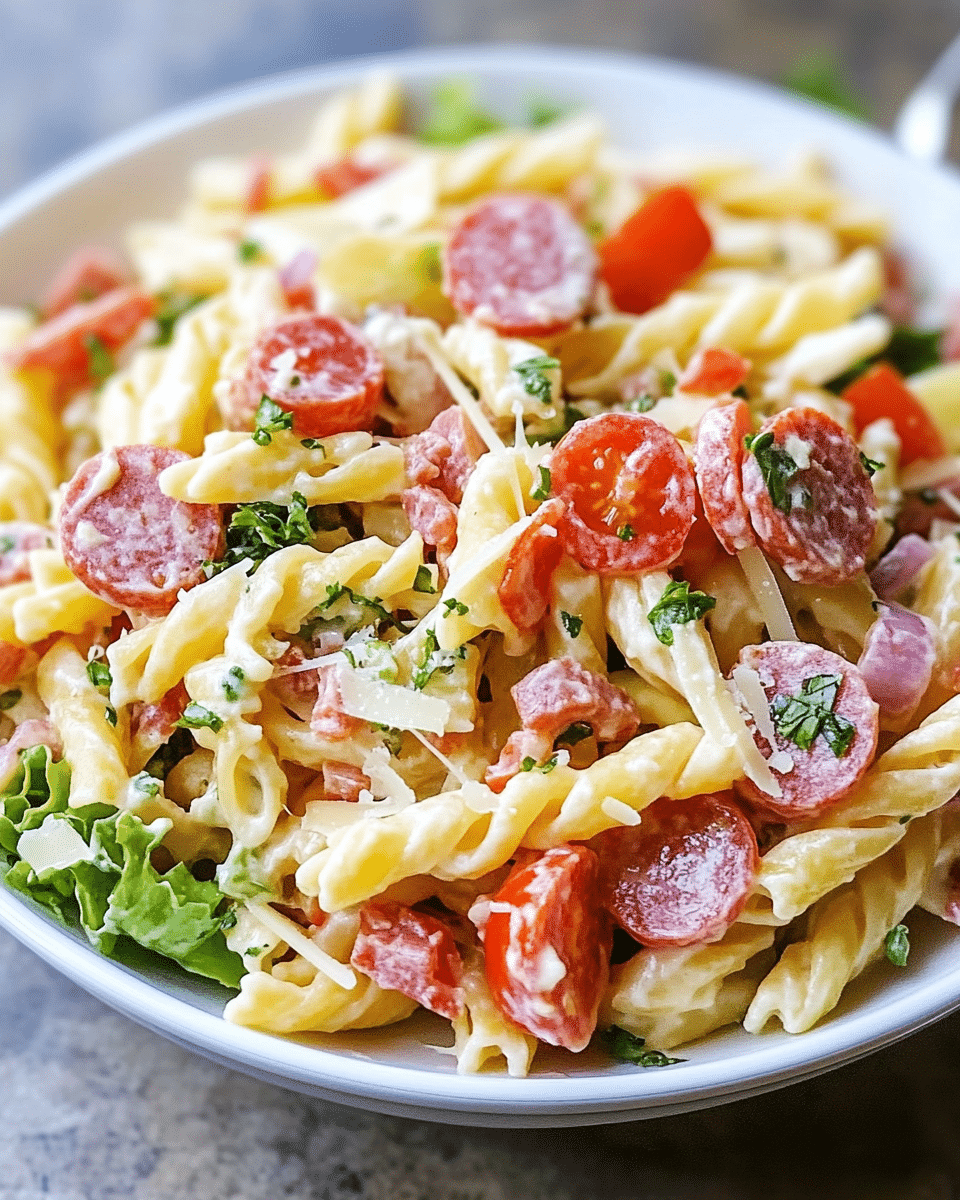 Italian Grinder Pasta Salad