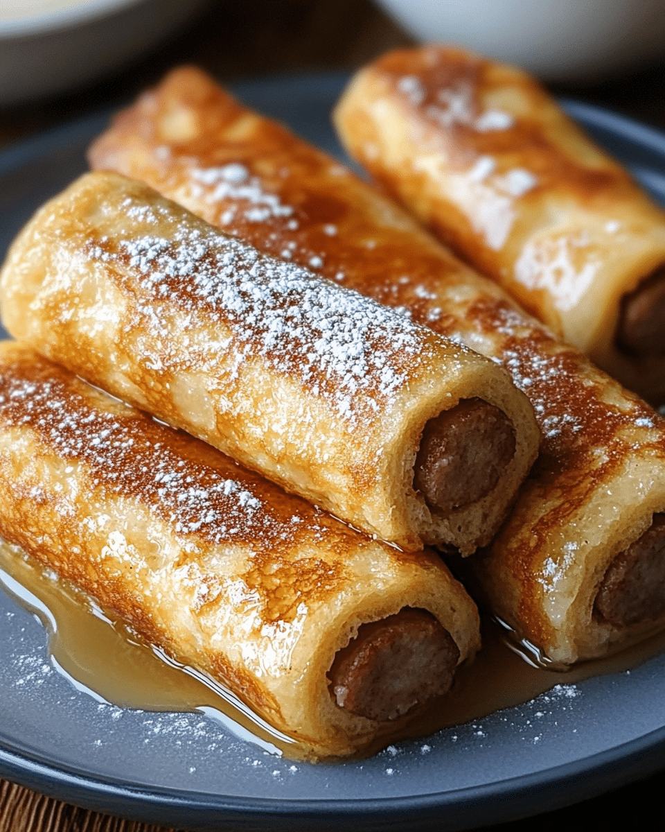 Sausage French Toast Roll-Ups
