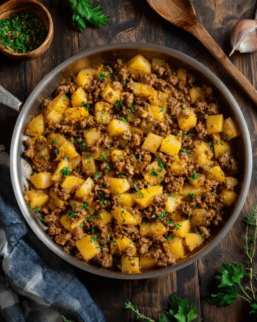 Ground Beef and Potato Skillet