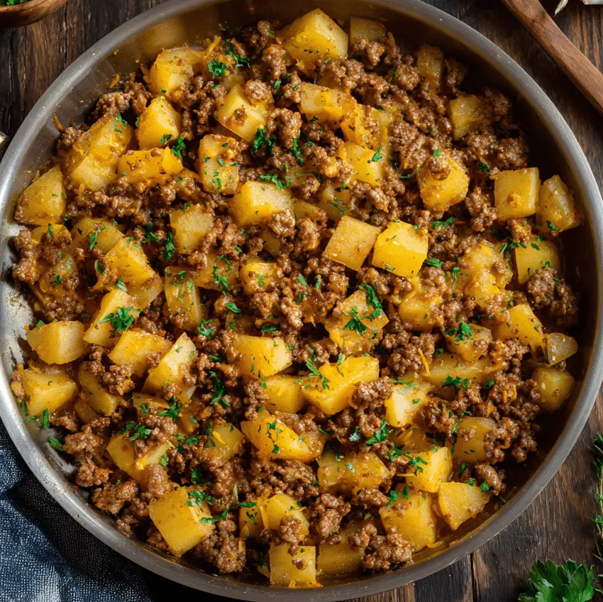 Ground Beef and Potato Skillet