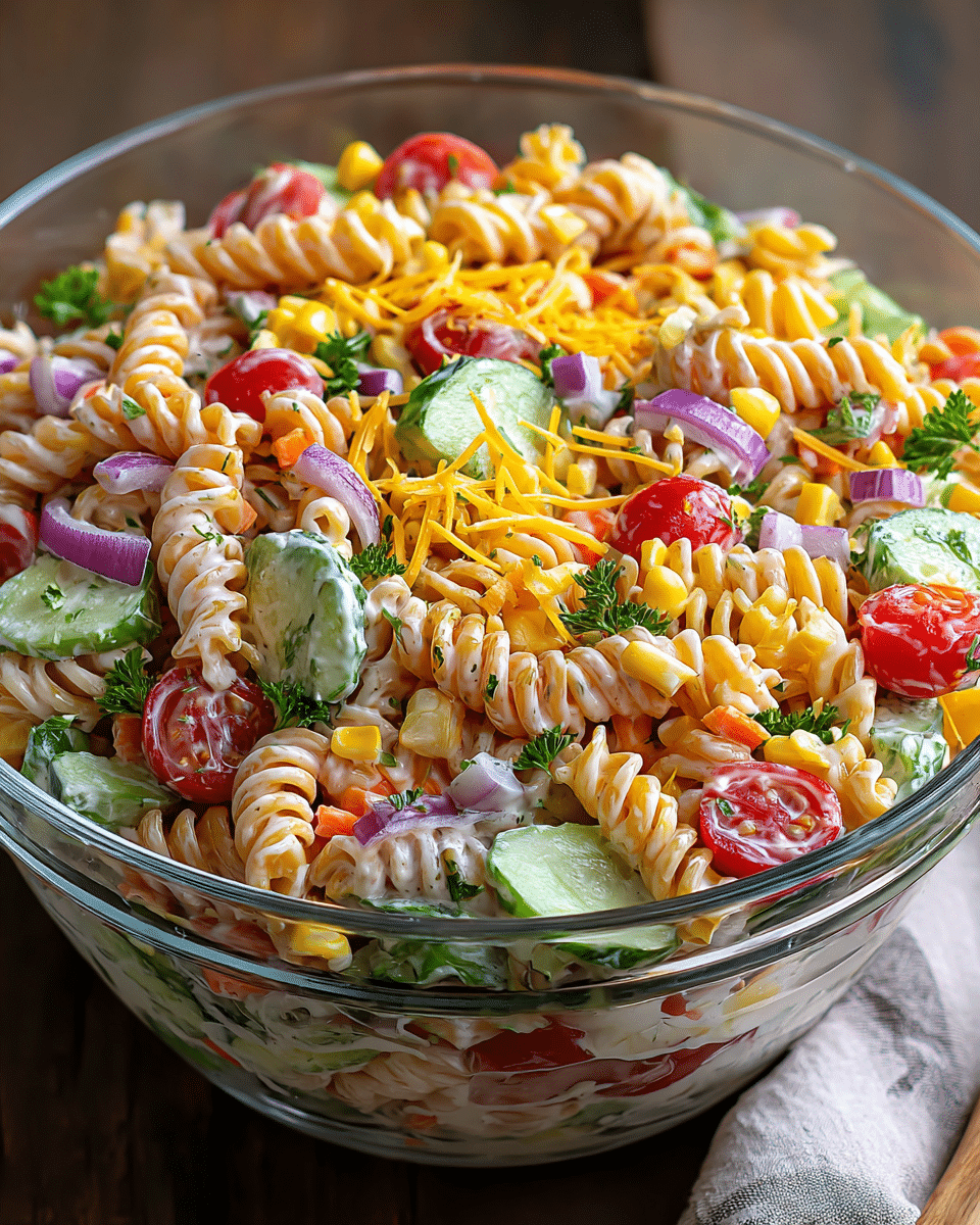 Layered Pasta Salad