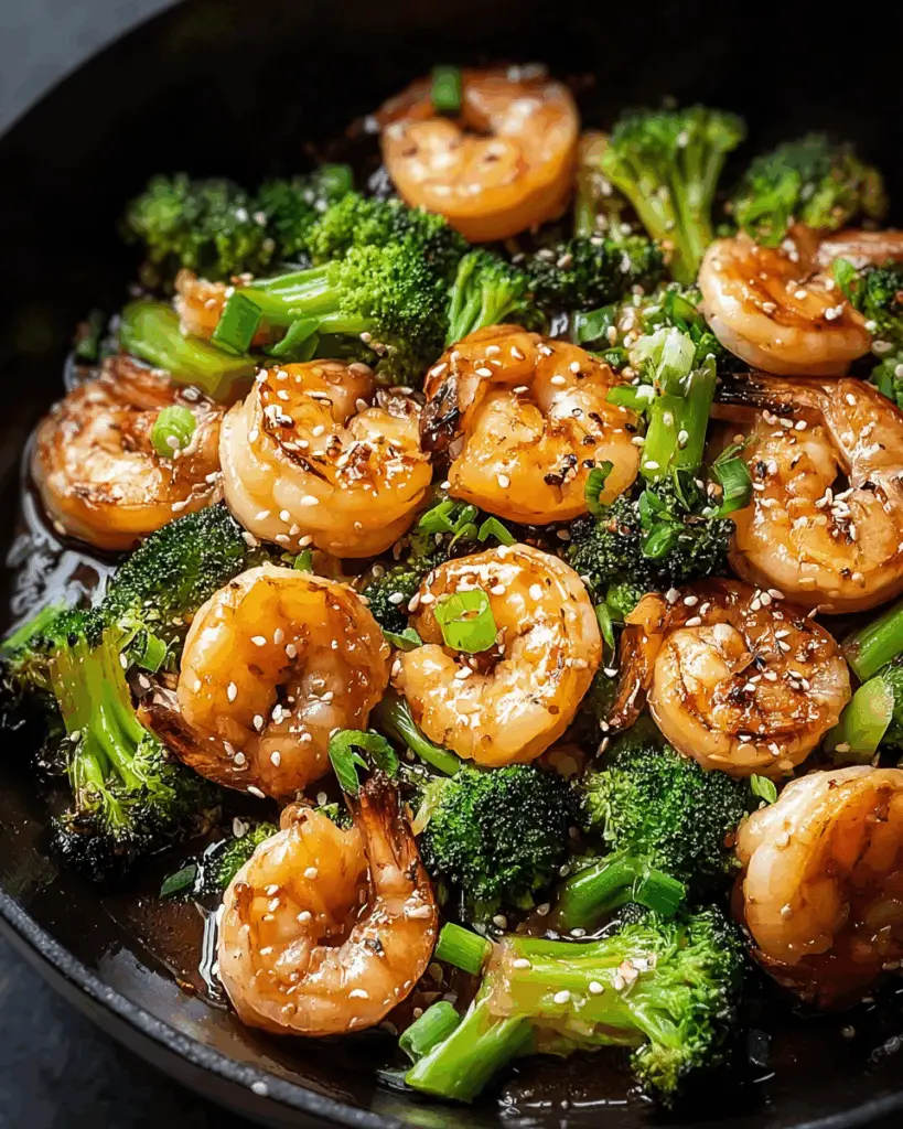 Honey Garlic Butter Shrimp and Broccoli