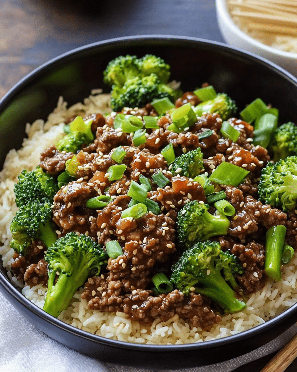 Ground Beef and Broccoli Stir Fry