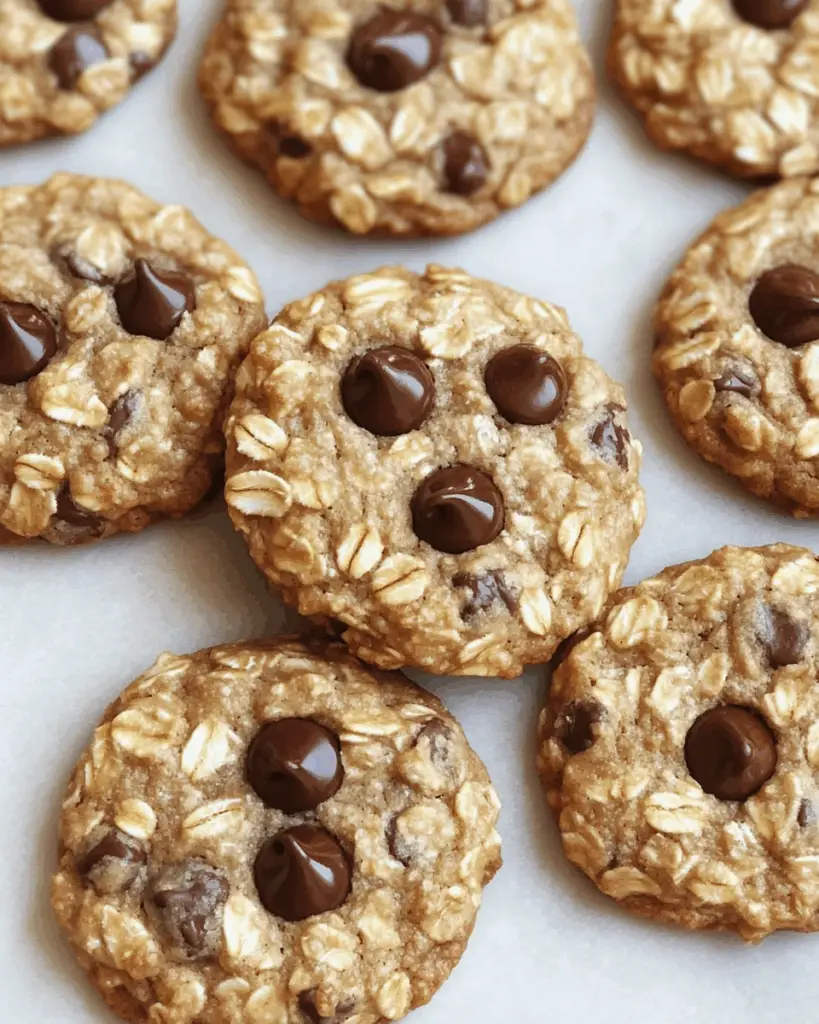 Chewy Oatmeal Chocolate Chip Cookies