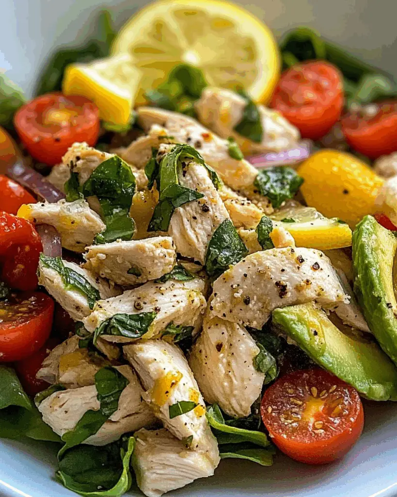 Lemon Basil Chicken Salad
