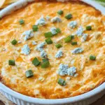 Blue Cheese Buffalo Chicken Dip