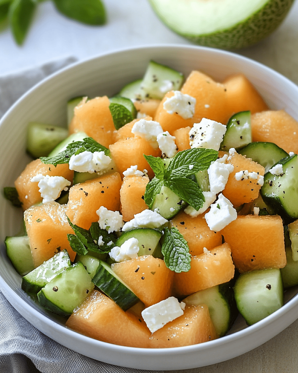 Cucumber Melon Salad