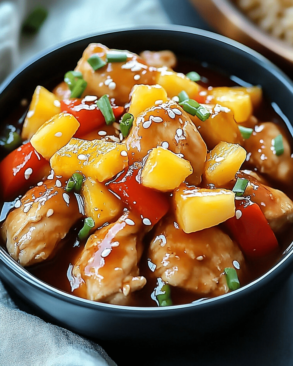 Sweet Hawaiian Crockpot Chicken
