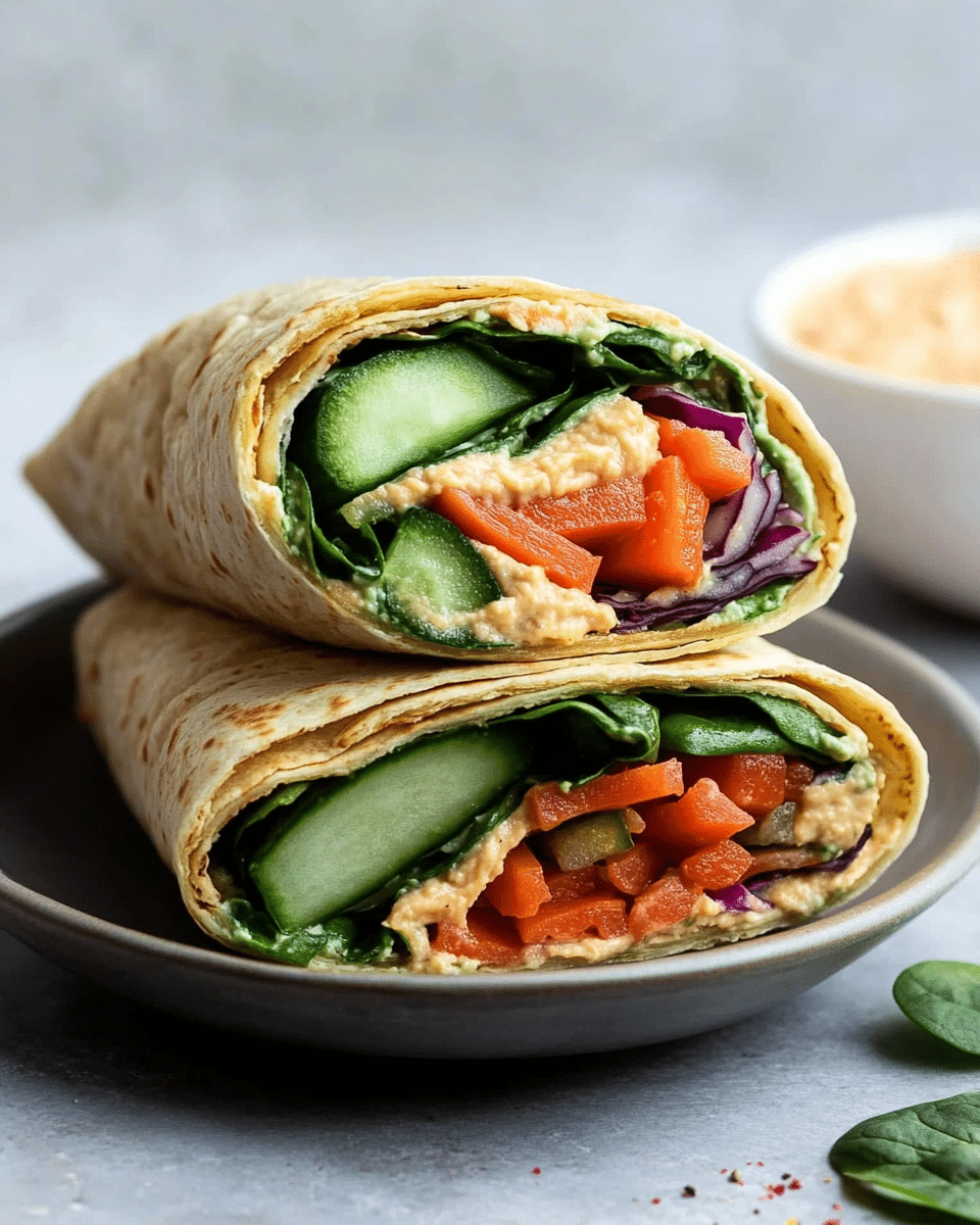 Vegan Hummus Wrap