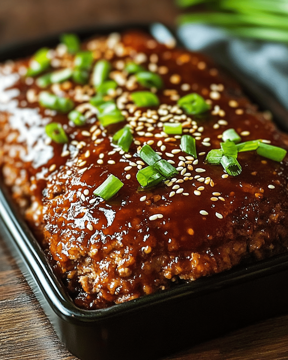 Korean BBQ Meatloaf