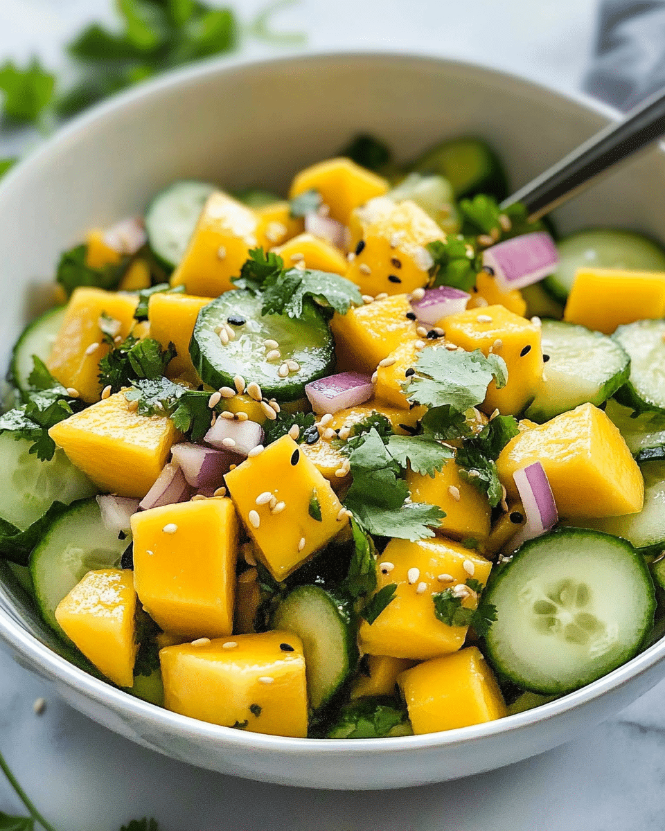 Cucumber Mango Salad