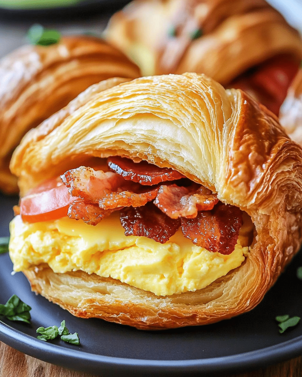 Croissant Breakfast Sandwiches