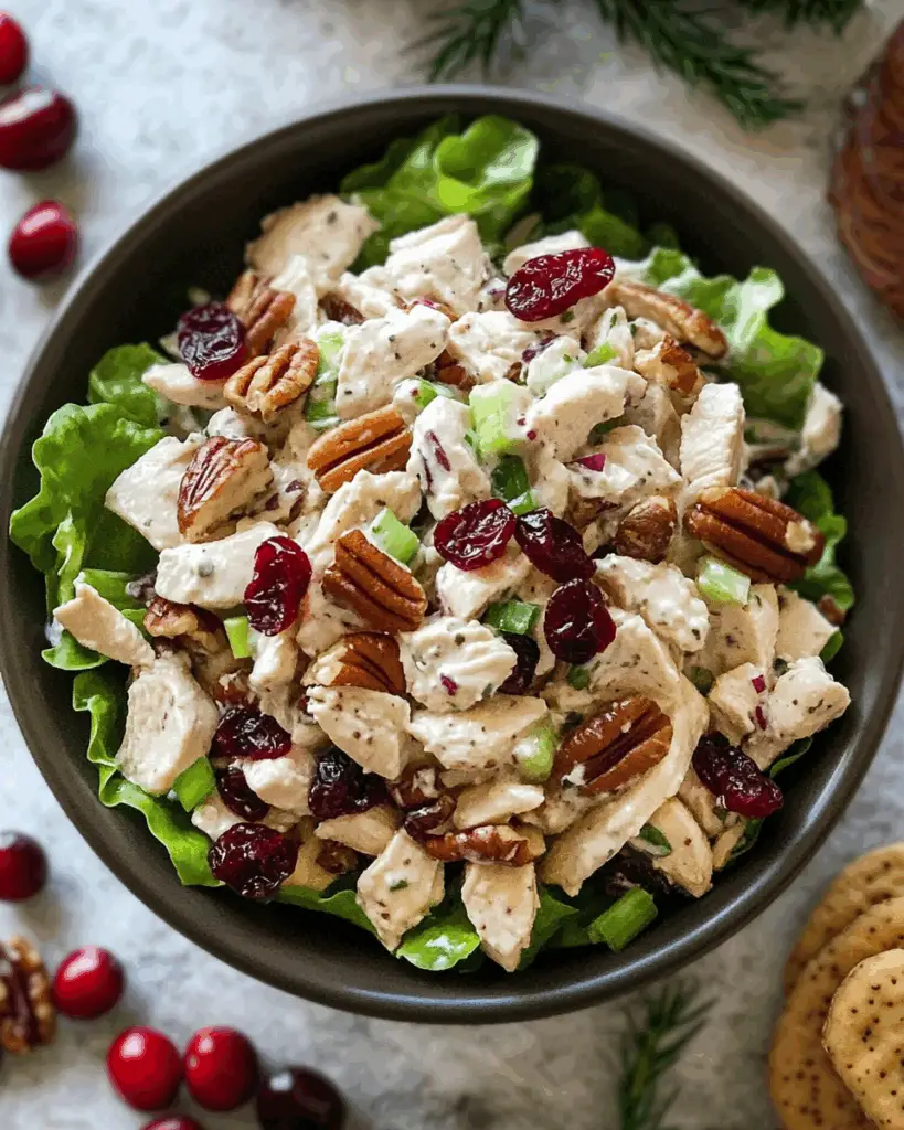 Cranberry Pecan Chicken Salad
