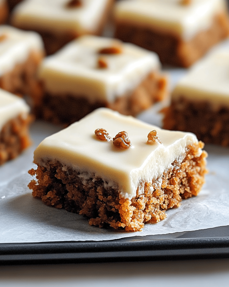 Carrot Cake Bars with Cream Cheese Frosting