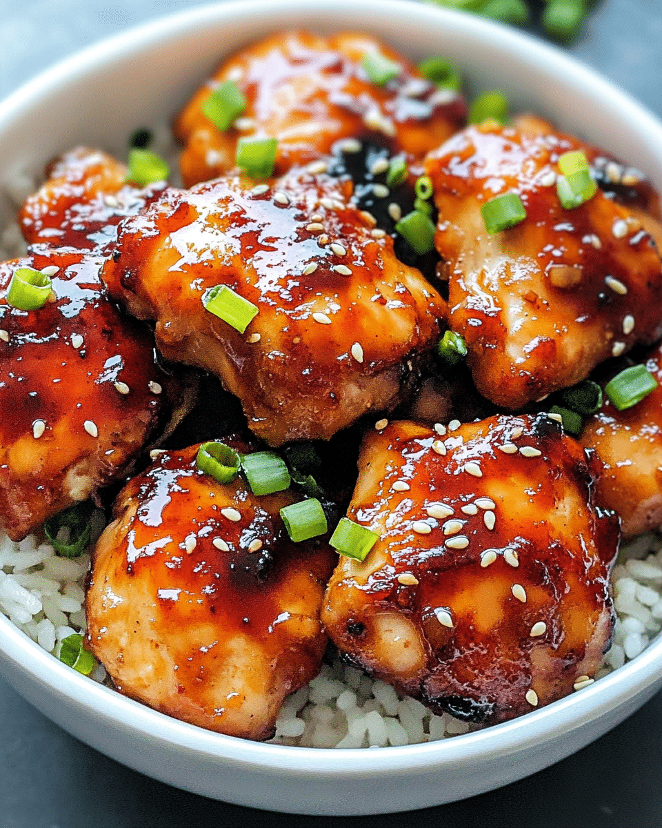 Sweet Chili Chicken Thighs in Air Fryer
