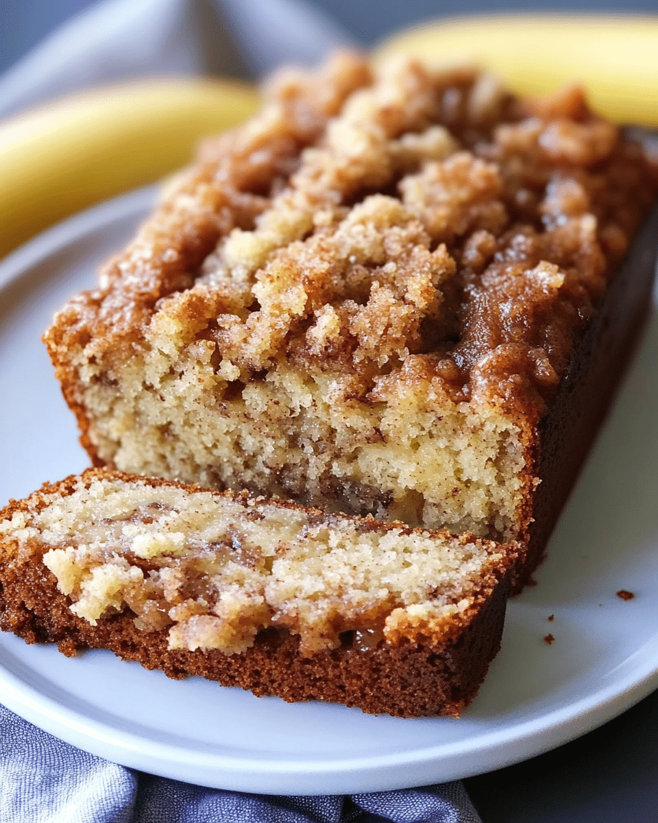 Coffee Cake Banana Bread