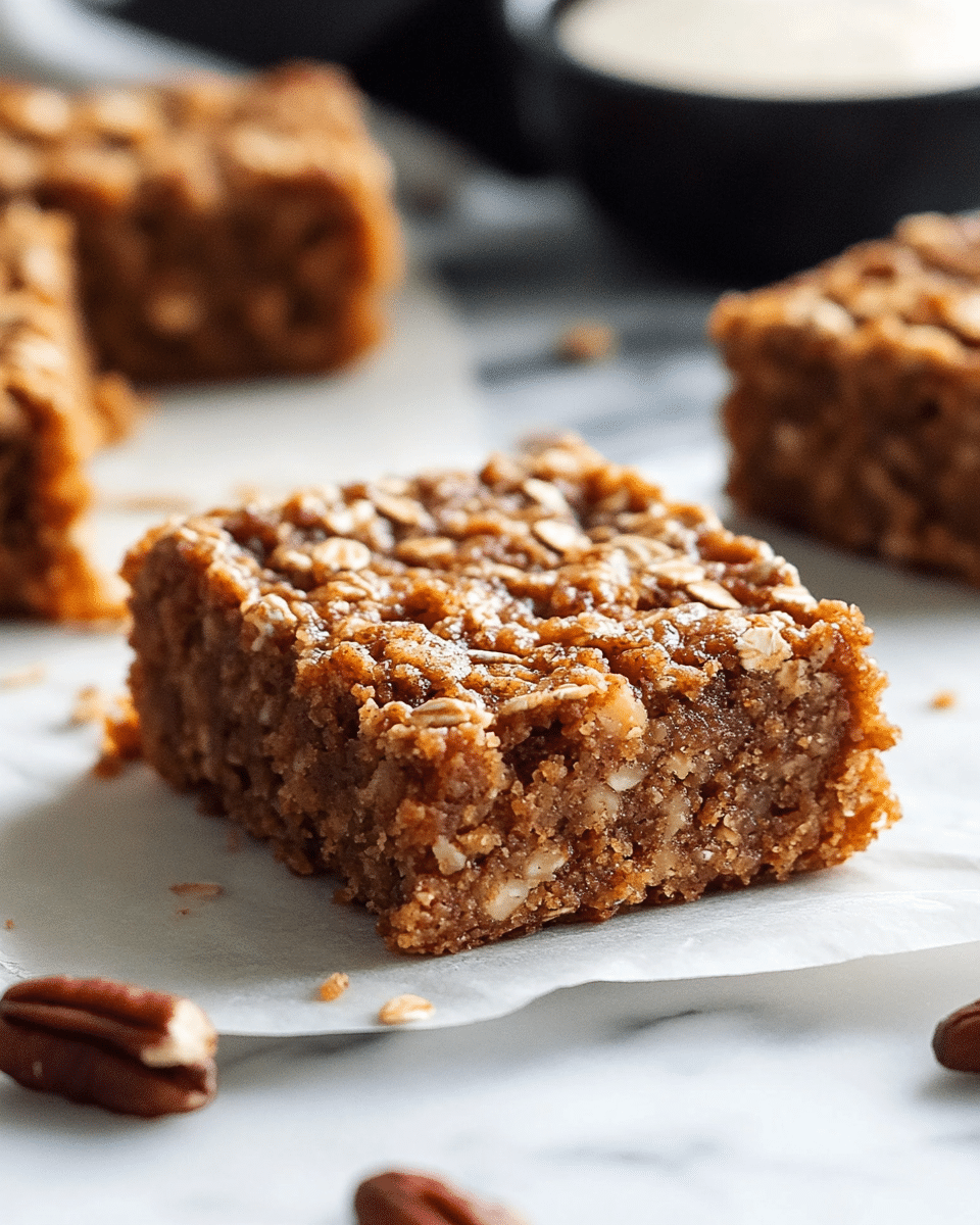 Oatmeal Carrot Cake Bars