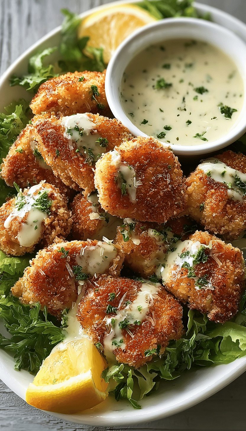 Crispy Caesar Chicken Bites