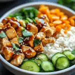 Honey BBQ Chicken Rice Bowl