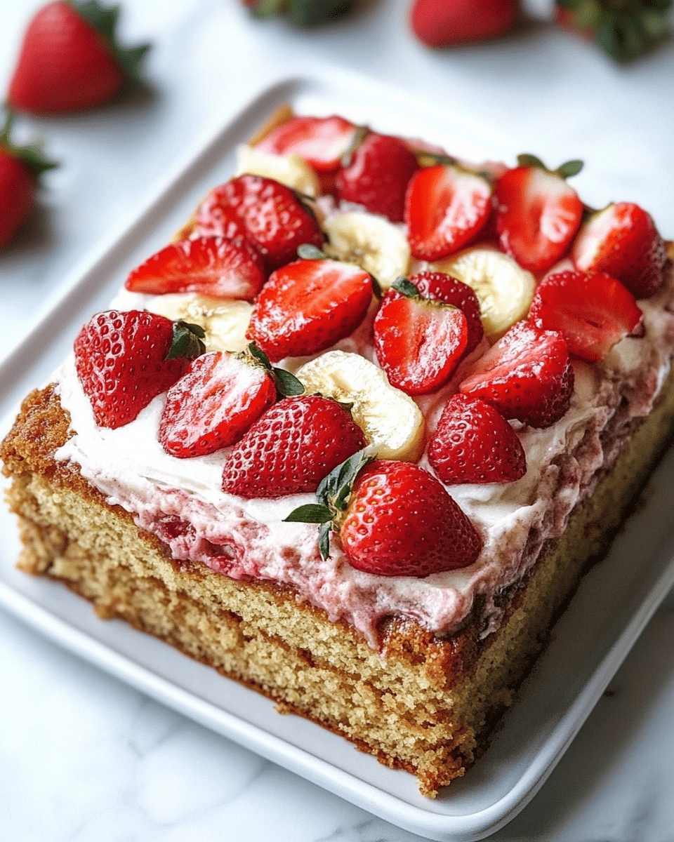Strawberry Banana Cake