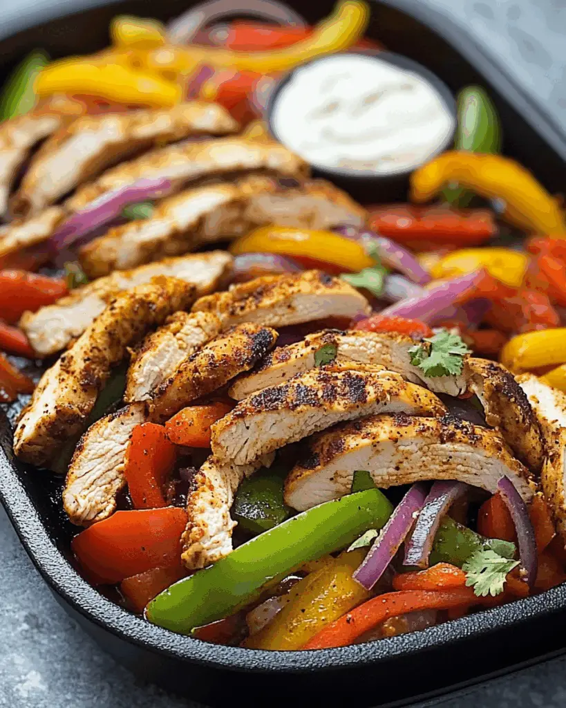 Blackstone Chicken Fajitas