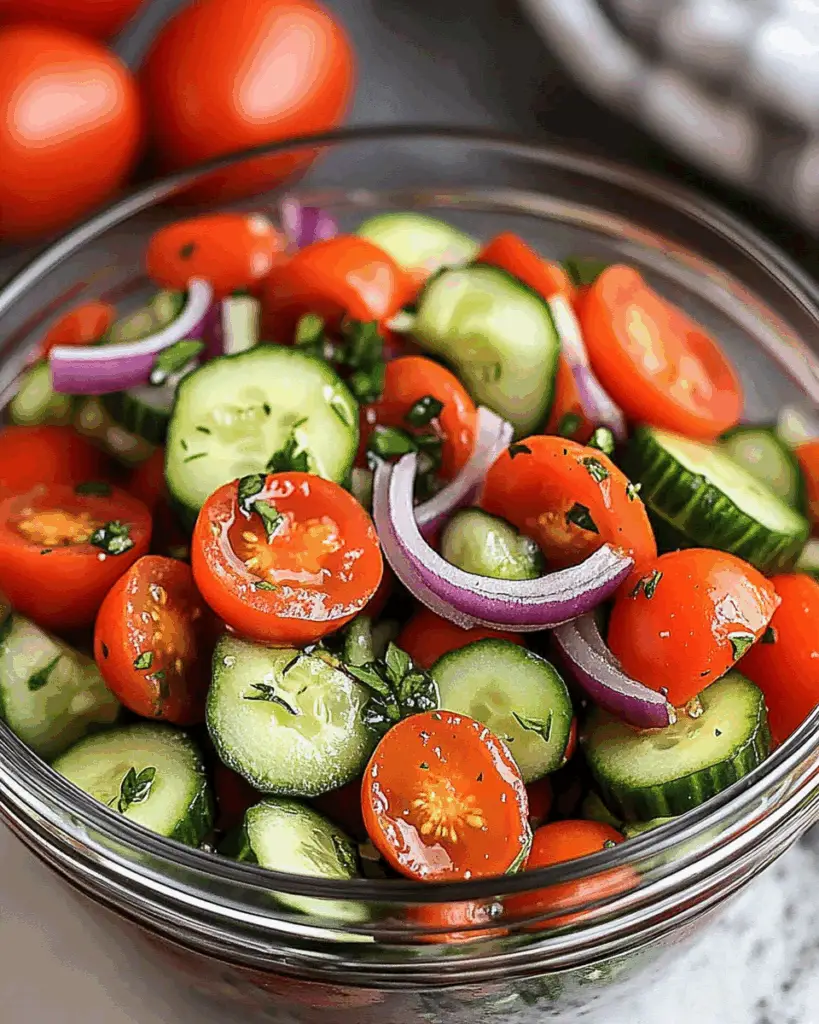 Cucumber Tomato Salad
