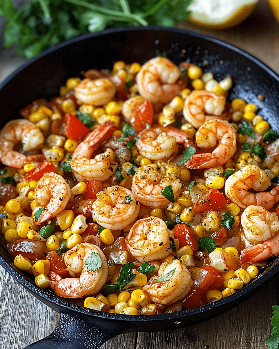Shrimp and Corn Skillet