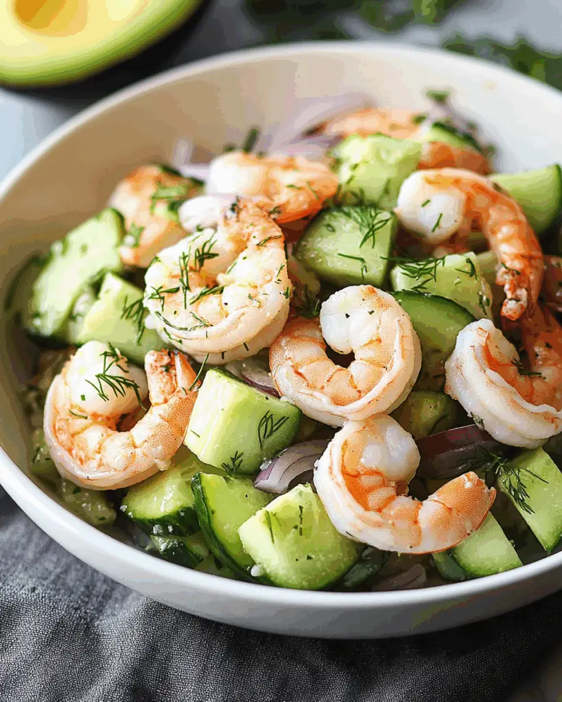Cucumber Shrimp Salad
