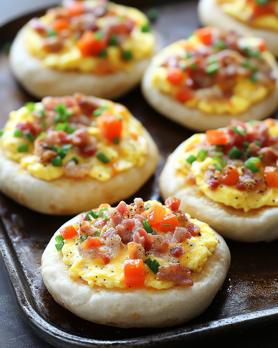 Muffin Breakfast Pizza