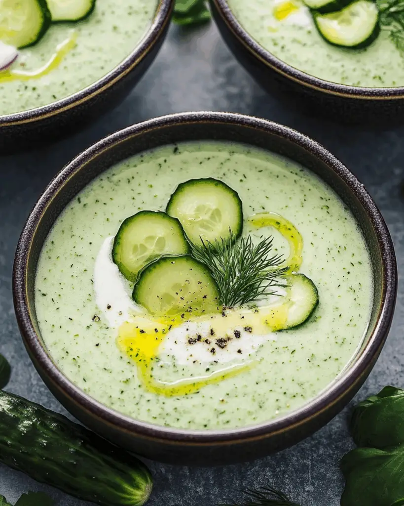 Chilled Cucumber Gazpacho