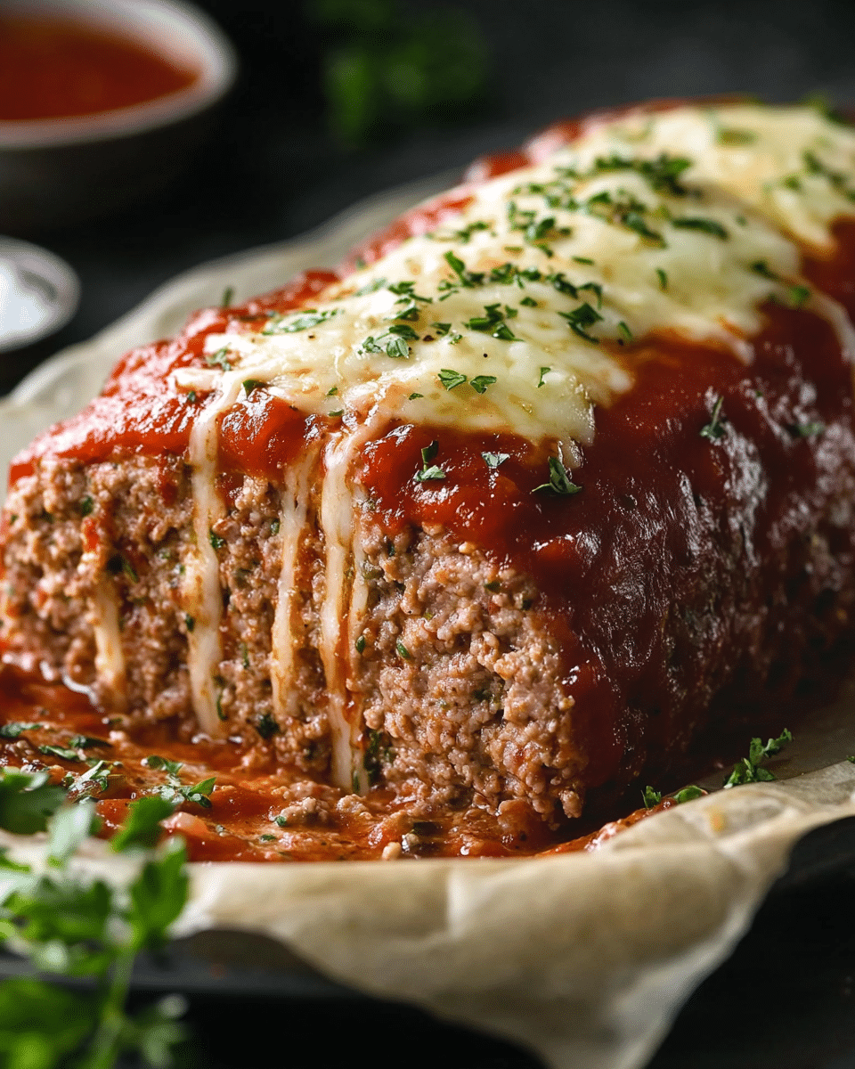 Stuffed Italian Meatloaf