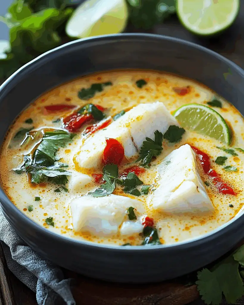 Coconut Lime Fish Soup