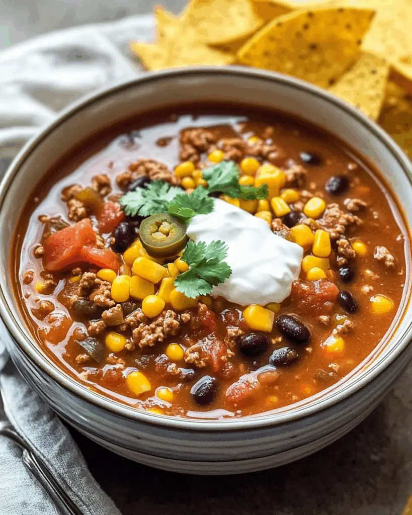 Hearty Taco Soup