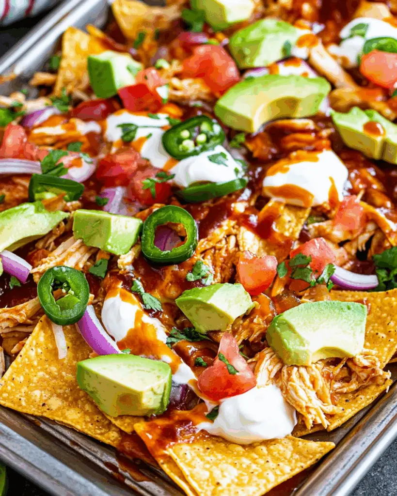BBQ Chicken Nachos