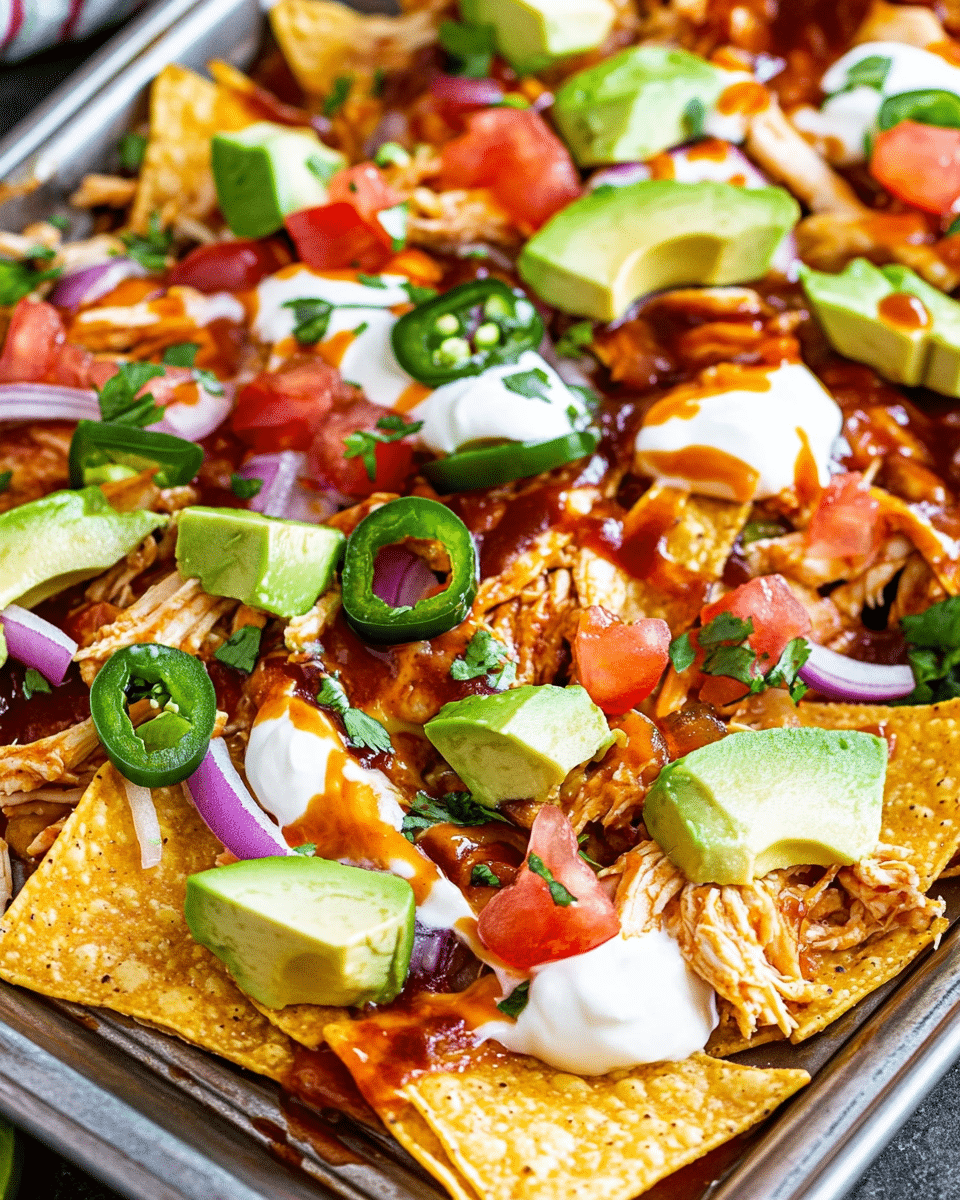 BBQ Chicken Nachos