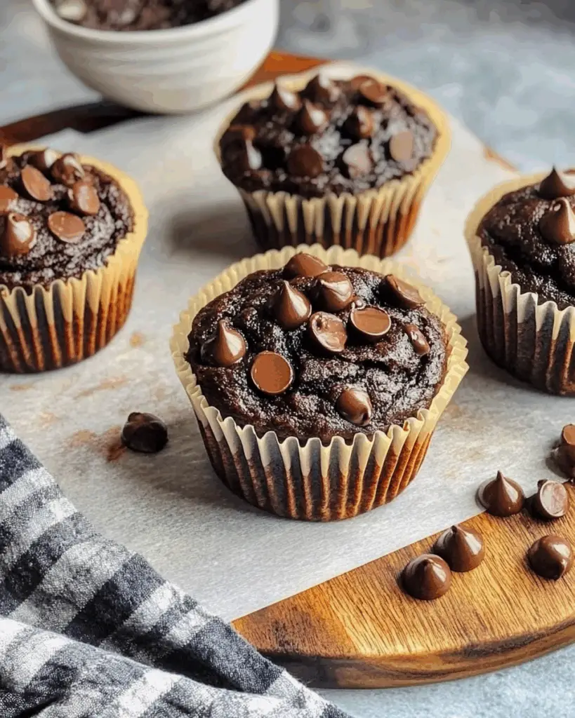 Paleo Chocolate Sweet Potato Muffins