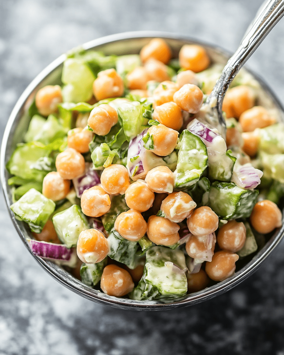 Creamy Chickpea Salad