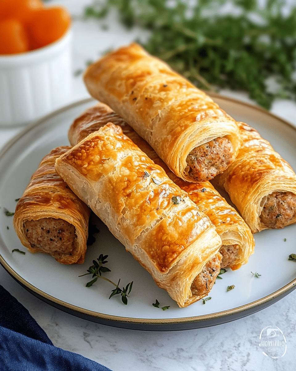 Air Fryer Vegetarian Sausage Rolls