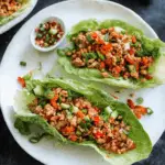 Ground Chicken Lettuce Wraps