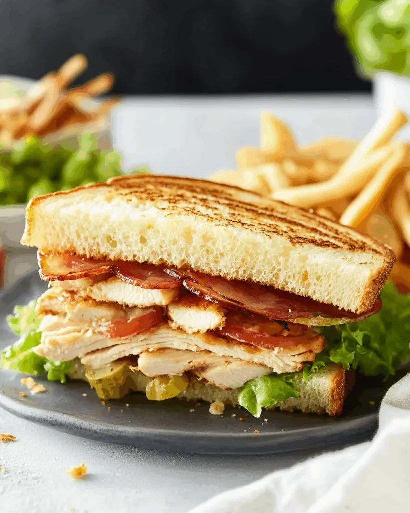 Classic Chicken Club Sandwich