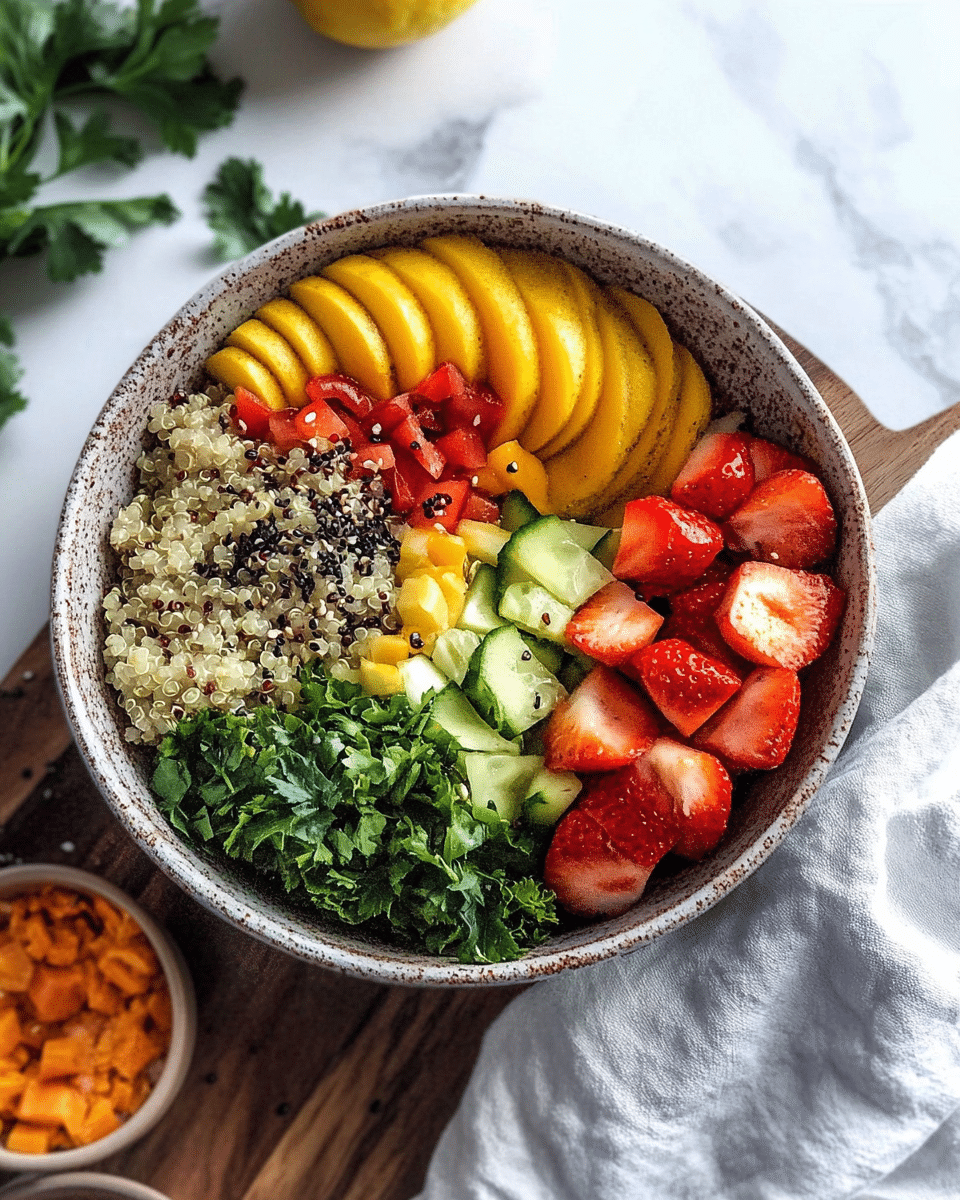 Tri-Color Quinoa Bowl